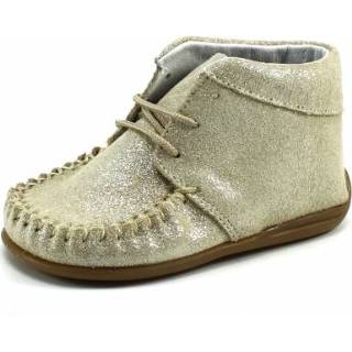 👉 Babyschoenen blauw baby's suede goud Bardossa Kimba BAR24