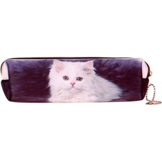 👉 Etui witte meisjes zwart Poes-