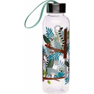 👉 Waterfles vrouwen wit 500ml - Ringstaart Maki/Lemur-