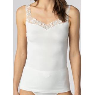 👉 Hemd vrouwen champagne Mey Emotion dames brede band met kant 8785253046310