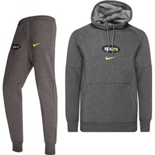 👉 Trainingspak grijs trainingspakken Nike Tottenham Hotspur GFA Fleece CL 2020-2021 Donkergrijs