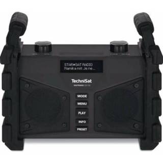 👉 Draagbare radio zwart Technisat DAB+ FM Digitradio 230 OD Bluetooth (Zwart) 4019588239074
