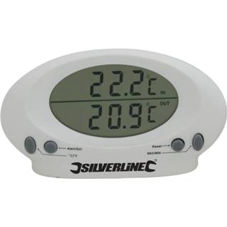 👉 Thermo meter Silverline Binnen/Buiten Thermometer -50 Graden tot + 70 5055058172662 8719907157855
