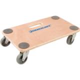 👉 Trolley houten Silverline Platform - 300 x 500 mm. Maximaal 150 Kilo 5024763111174 8719907157527