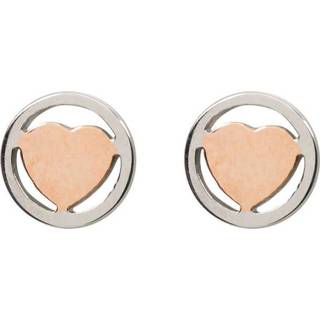 👉 Oorbel edelstaal vrouwen nederlands ros goud IXXXi Oorbellen Ear Studs Heart Rosé 8719497343805