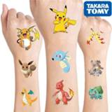 Tattoo kinderen meisjes Random 1set Original Pokemon Creative Children Stickers Pikachu Action Figure Cartoon Kids Girls Christmas Birthday Gifts