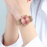 Watch steel leather vrouwen Luxury Designer Quartz Sport Military Stainless Dial Band Wrist Fashion Women Watches reloj mujer Clock
