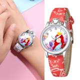 👉 Watch meisjes Children Watches For Girl Fashion Sports Crown Princess Pattern Quartz Watchs Gift Christmas present relogio infantil W3