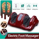 👉 Massager 220V 4 Modes Electric Heating Foot Body Leg Shiatsu Kneading Roller Vibrator Machine With Remote Control Pain Relief