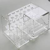 👉 Organizer resin 1Set Dental Adhesive Placement Syringe Frame Acrylic Holder Case For Dentistry Supply