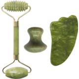 Massager Natural Jade Roller Face Gua sha Scraper Gouache Stone Facial Body Massage Guasha Tools