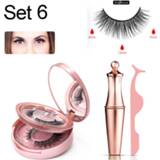 👉 Oogpotlood Magnetic liquid Eyeliner False Eyelashes Easy to Wear Lashes Set 3D Mink Fake Eyelash Waterproof Lasting Makeup