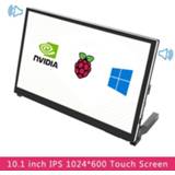 👉 Monitor 10.1 Inch LCD Raspberry Pi 4 IPS Capacitive Touch Screen 1024x600 Display with Speacker Holder for 4/3 PC