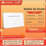 👉 Router 2020 New Arrival HUAWEI Mobile 4G LTE SIM Card Hotspot NFC Connect CPE 300Mbps Access Point Multi-Language