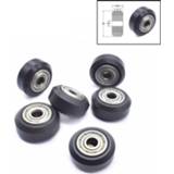 👉 Bearing plastic 10PC Openbuilds wheel POM with Bearings big Models Passive Round Idler Pulley Gear perlin for CR10 Ender 3