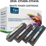 👉 Laserprinter wit Civoprint LaserJet Pro M254 M254dw 254nw 203A CF540A CF541A CF542A CF543A compatible for HP white laser printer toner cartridge