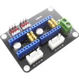 👉 Stepper 3D Printer Accessories Dual 42 Motor Driver Expansion Board A4988 DRV8825