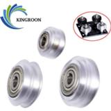 👉 Bearing polycarbonate plastic 10pcs CNC clear v wheel for Openbuilds POM Pulley v-slot linear rail ball 3D Printer Parts