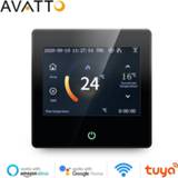 👉 Thermostaat AVATTO WiFi Smart Thermostat Heating Temperature Controller with Celsius/Fahrenheit LED Touch Screen Work Alexa Google Home