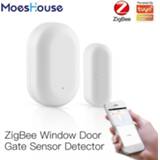 👉 Afstandsbediening Tuya ZigBee Smart Window Door Gate Sensor Detector Home Security Alarm System Life App Remote Control