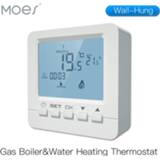 👉 Thermostaat LCD Wall-Hung Gas Boiler Heating Temperature Programmable Thermostat Battery Powered Thermoregulator with backlight