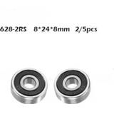 👉 Rubber seal 2/5PCS High quality ABEC-1 628 2RS 628RS 628-2rs RS 8x24X8 mm Miniature double Deep Groove Ball Bearing