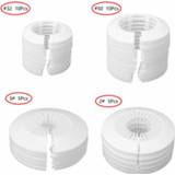 👉 Radiator plastic 5Pc Wall Pipe Cover Faucet angle valve plug Escutcheon Water Drain Line Collar Decoration