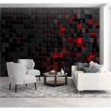 👉 Sofa zwart Custom photo wall 3D black simple atmosphere 8D wallpaper living room TV background home decoration