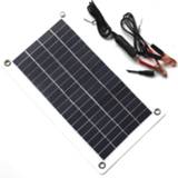 👉 Batterij oplader 10W 18V 12V Portable Solar Panel Charger with DC 5521 Cable For Car Boat Motor Battery