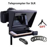 👉 Afstandsbediening Mini Teleprompter Portable Inscriber Mobile Artifact Video with Remote Control for Phone and DSLR Recordin