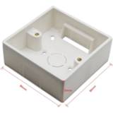 👉 Switch wit 86*86mm Wall Mounted Junction Box for Curtain Blind White Color Installation QCSMART WiFi