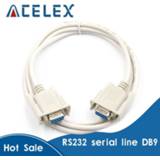 Seriële kabel Serial cable male to female/male male/female female DB9 RS232 extension about 1.4 meters