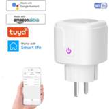 👉 Monitor WiFi Smart Plug EU Adaptor Wireless Remote Voice Control Power Energy Outlet Timer Socket for Alexa Google Home