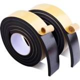 Zwart EVA foam rubber Anti-collision seal strip 0.5-10mm thick Super Strong black sponge single side tape