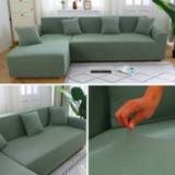 👉 Sofa Easy-Going Stretch Slipcover Waterproof Couch Cover Elastic L Shape Spandex Jacquard Fabric Universal