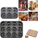 👉 Cupcake carbon steel 6/12 Cups Doughnut Cake Mold Muffin Baking Tray Mould Candy Chocolate Pan Non Stick Kitchen Pastry