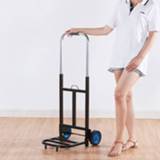 👉 Trolley Hand-drawn Car Folds Portable Luggage Trailer Shopping Cart To Buy Vegetable Pull Truck Load King