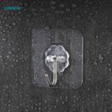 Zuignap transparent Wall Hook For Hanging Kitchen Velcro Hooks On Suction Cup Strong Waterproof Adhesive Hanger To The Bathroom Holder