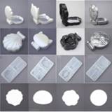 👉 Ornament silicone resin epoxy Make-Up Mirror Cosmetic Case Mold DIY