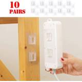 👉 Zuignap transparent 10pc Double-Sided Adhesive Wall Hooks Rack Hanging Hook Suction Cup Sucker Storage Holder For Kitchen Bathroom