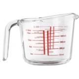 Oven 16oz Safe Glass Liquid Measuring Cup Open Handle,