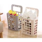 Organizer plastic Sucker Hollow Laundry Basket Toy Dirty Clothes Container Home Hollow-Out Clothing storage корзина для белья