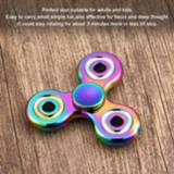 Spinner Finger Office Anxiety Relief Stress Fidget Gyro Flower / Tower Spider Metal Hand Tri Model