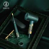👉 Euro plug SOOCAS Van Gogh sets H5 Anion Hair Dryer Powerful X3U Electric Toothbrush Fast Charge