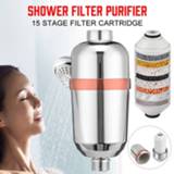 👉 Waterfilter 5/15 Level Water Filter Purifier Bathroom Shower Bathing Treatment Health Softener Chlorine Removal Purifiers