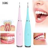 👉 Make-up remover IGRG ultrasonic Teeth whitening cleaning device rechargeable dental flosser Waterproof electric tooth cleaner calculus