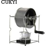 👉 Espresso apparaat steel CUKYI Stainless Handuse Coffee bean roaster with a burner machine Easy operating