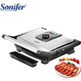 👉 Grill BBQ Household Kitchen Appliances Barbecue Machine Electric Hotplate Smokeless Grilled Meat Pan Contact Sonifer