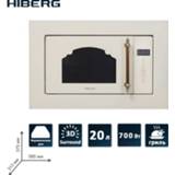 👉 Oven HIBERG VM 6502 YR built-in microwave 20 liter 3D-SURROUND technology without turntable touch control