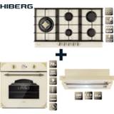 👉 Oven Set the cooktop HIBERG VM 9055 RY, electric 6395 Y and hood 6040 GY household home appliances